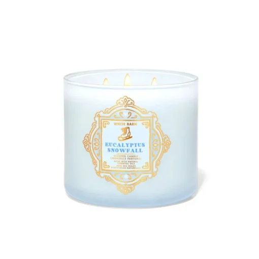 Bath & Body Works Eucalyptus Snowfall 3-Wick Candle