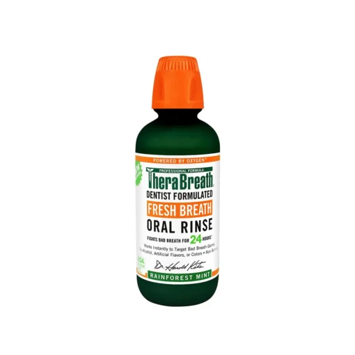 Therabreath Fresh Breath Mouthwash Rainforest Mint - 16 Fl Oz