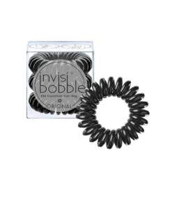 Invisibobble Original Spiral Hair Tie- True Black 3PC