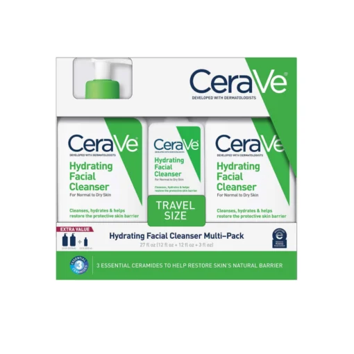 CeraVe Hydrating Facial Cleanser Set 3 Pack