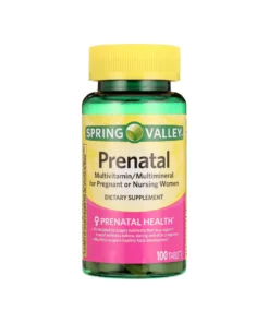 Spring Valley Prenatal Dietary Supplement 100 Tablets