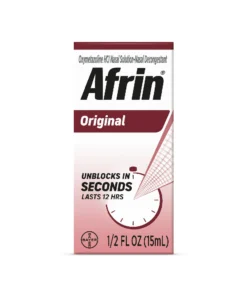 Afrin Original 12 Hour Nasal Congestion Relief Spray - 15 ml