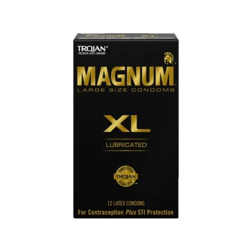 Trojan Magnum XL Large Size Lubricated 12 Condoms