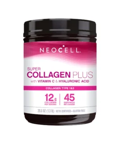 NeoCell Super Collagen Powder Collagen Plus includes Vitamin C & Hyaluronic Acid 20.6 Oz