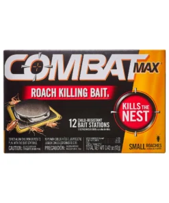 Combat Max Roach Killing Bait Small Roach Bait Station 12 Count