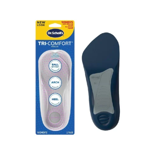 Dr. Scholl's Tri-Comfort Insoles - for Heel Arch Support and Ball of Foot Women 1 Pair