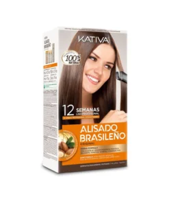 Kativa Brazilian Hair Straightening Kit with Keratin and Argan 145ml