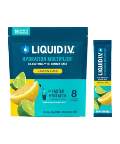 Liquid I.V. Hydration Multiplier Electrolyte Drink Mix Lemon Lime 16 Sticks