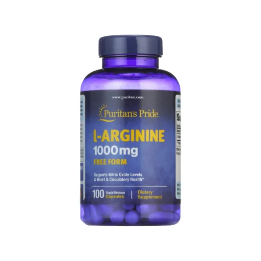 Puritan's Pride L-Arginine 1000mg 100 Capsules