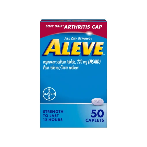 Aleve Arthritis Naproxen Sodium Pain Reliever 50 Count