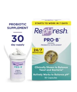 RepHresh Pro-B Vaginal Probiotic Supplement - 30 Capsules