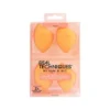 Real Techniques Miracle Complexion Sponge Makeup Sponge for Foundation Orange 4 Count