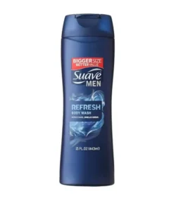 Suave Men Liquid Body Wash & Shower Gel Refresh Cedar & Spice 15 Oz